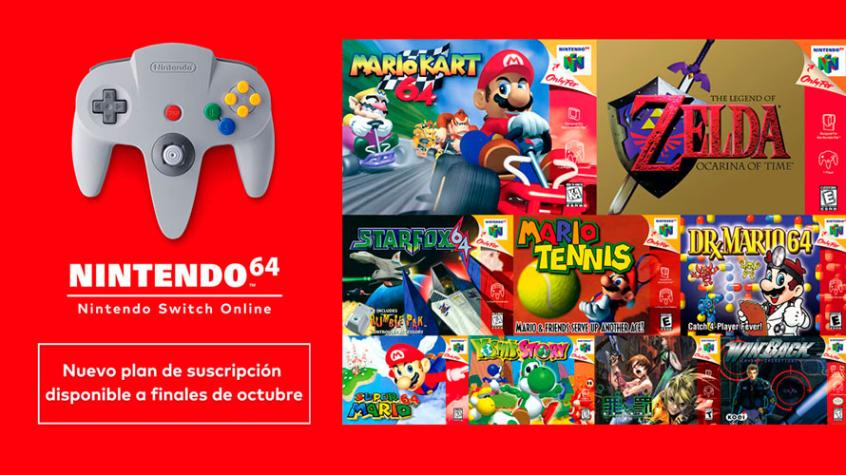 ¡Era real! Juegos de Nintendo 64 y MegaDrive se sumarán a Nintendo Switch Online