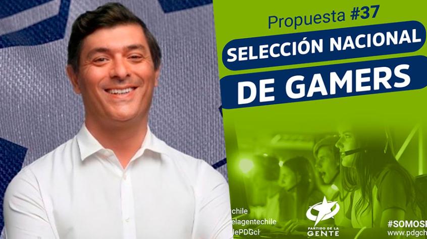 El candidato presidencial Franco Parisi propone crear una Selección de Gamers en Chile