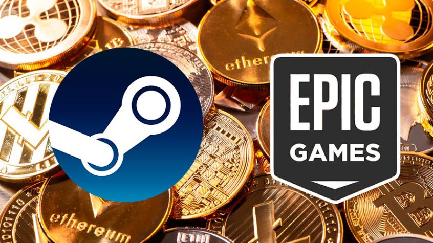 Steam prohíbe los juegos con NFT y criptomonedas, Epic Games se abre a recibirlos