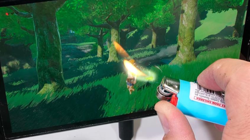 Destruyen la Nintendo Switch OLED en una prueba de calidad