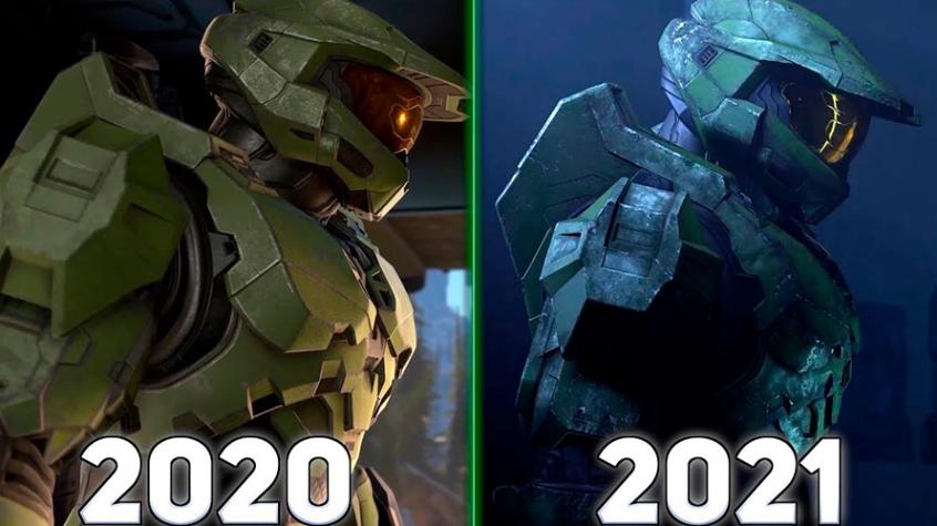 Comparan los gráficos de Halo Infinite en 2020 con la versión final