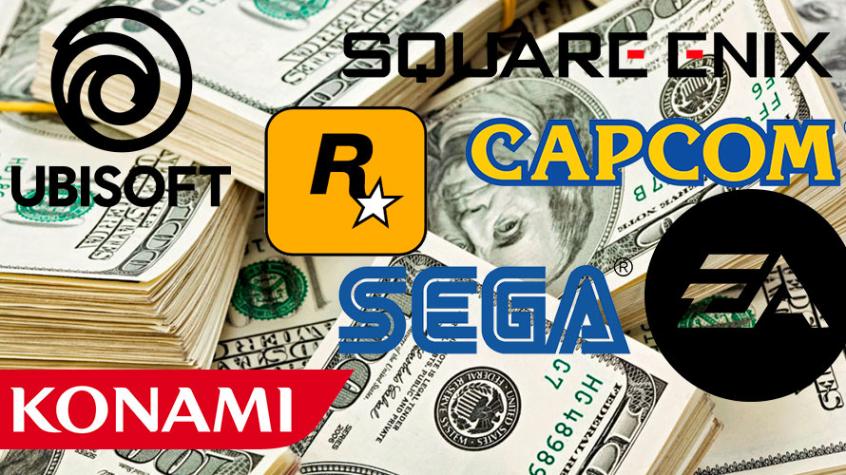 ¿Cuánto valen las grandes compañías de videojuegos? Ubisoft, EA, Konami y más