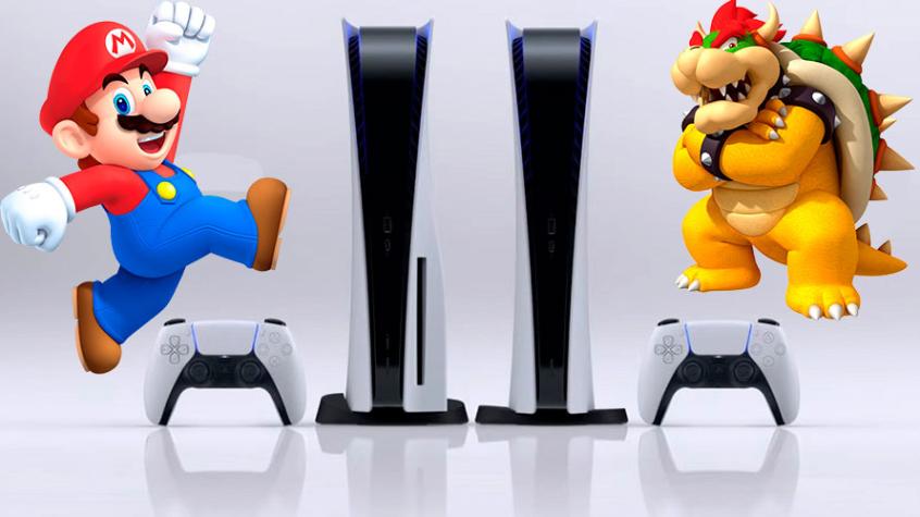 ¿Cómo? Usan a Mario y Bowser para promocionar la PS5 en China