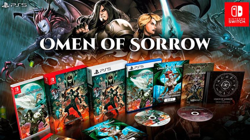 El juego chileno Omen of Sorrow llegará a PS5 y Switch con versiones físicas