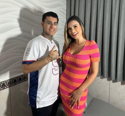 Andressa Urach y su hijo Arthur