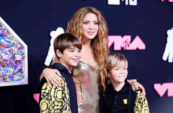 Shakira y sus hijos 