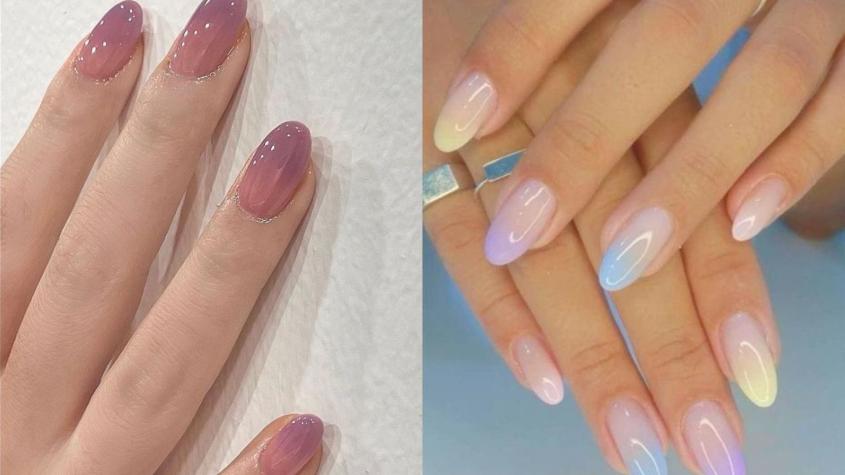 Las uñas coreanas son tendencia este 2024: conoce el diseño jelly ombré