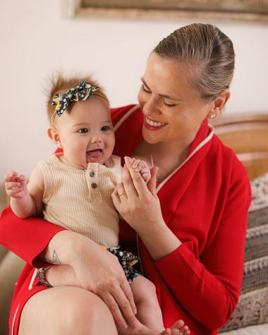 Eliana Albasetti pasó la Navidad en la clínica con su hija hospitalizada