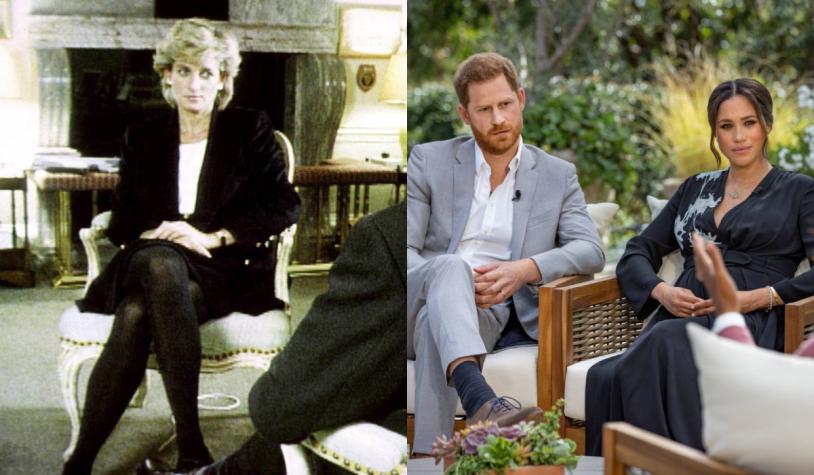 Las 5 similitudes entre las entrevistas a Lady Di y la hecha a Meghan Markle y Harry