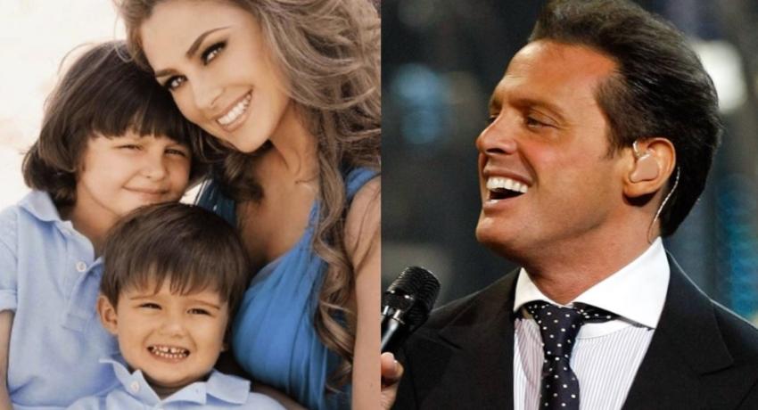 Aracely Arámbula comparte imágenes de los dos hijos en común que tiene con Luis Miguel