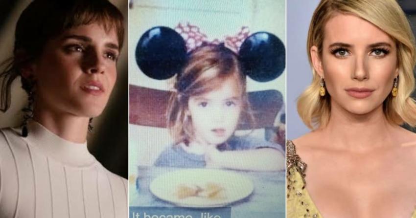 Insólito: Productores de especial de Harry Potter confundieron a Emma Watson con Emma Roberts y fotografía se vuelve viral