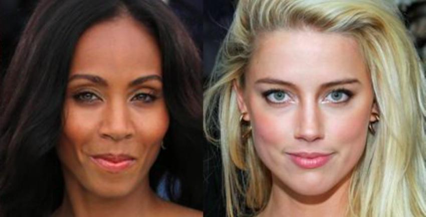 Amber Heard y Jada Pinkett-Smith fueron declaradas como "las más tóxicas de Hollywood"