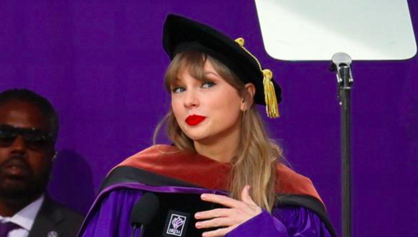 El emotivo discurso de Taylor Swift tras recibir su doctorado en Bellas Artes
