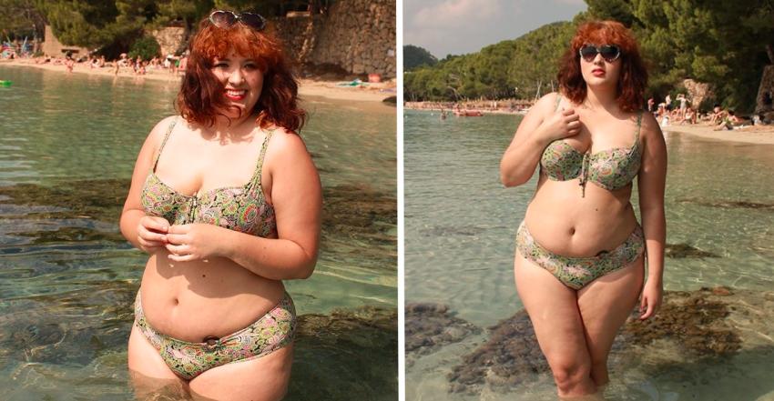 “Me atreví a usar bikini por primera vez”: Mujer de talla grande se luce pese a las críticas