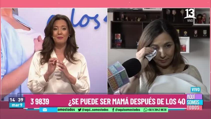 Cristina González conmovió al detallar cómo enfrentó su embarazo a los 46 años 