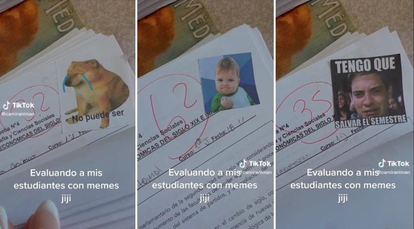 Profesora chilena se hizo viral después de mostrar que evaluaba a sus alumnos con memes