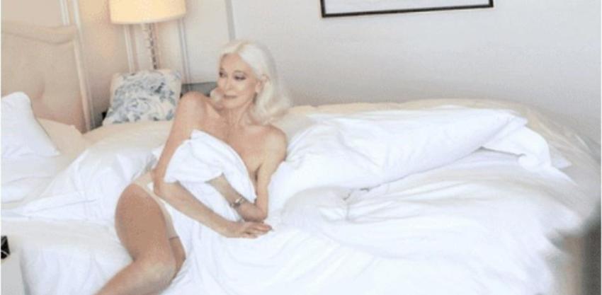 Modelo de 91 años posa desnuda para revista y nadie puede creer la edad que tiene 