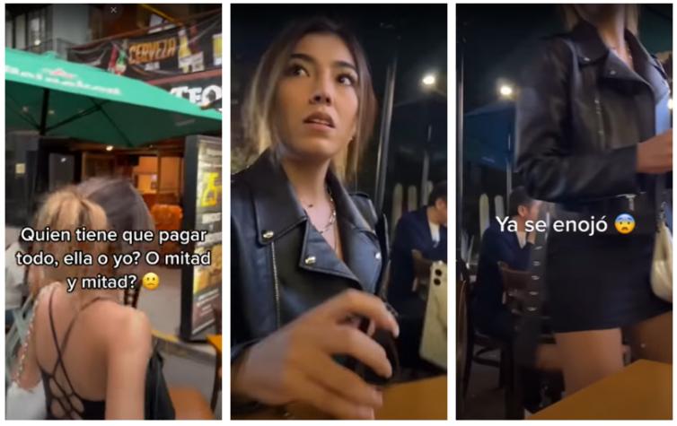 Video viral: Joven se enfurece cuando su cita le sugiere pagar la cuenta a medias 
