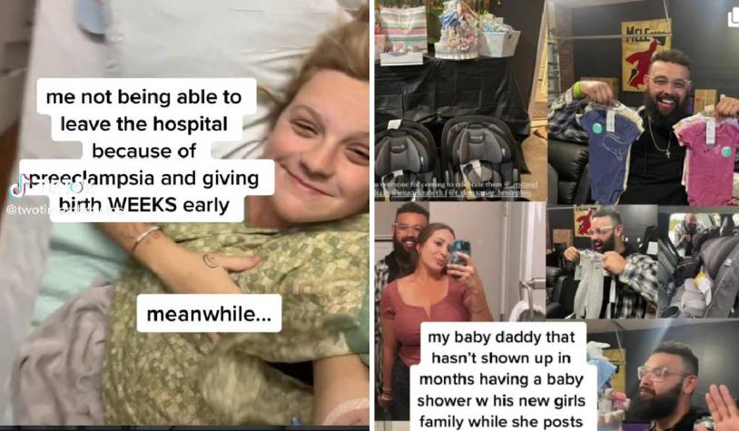 Mujer acusa que padre de sus hijos hizo baby shower tras no aparecer en meses: orgulloso en redes sociales
