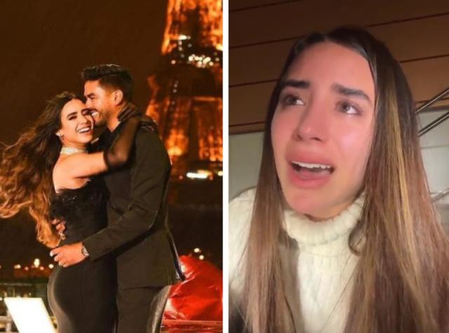 Tras una propuesta de matrimonio de ensueño en la torre Eiffel: Tiktoker descubre infidelidad de su novio