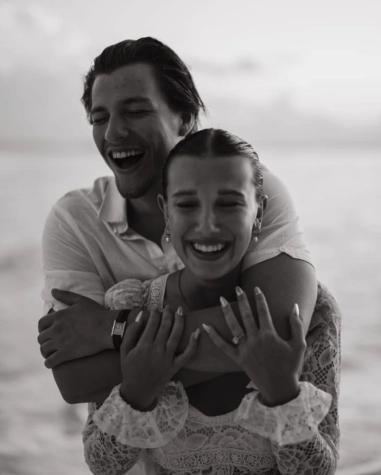 ¡Millie Bobby Brown se casa! A los 19 años se comprometió con su novio Jake Bongiovi