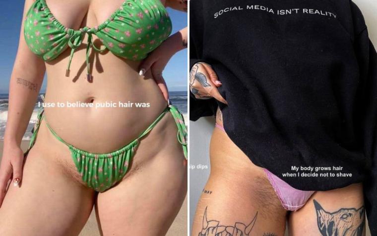 Mujeres imponen la moda de usar bikini sin depilar: “¡No le debes a nadie un cuerpo liso!”