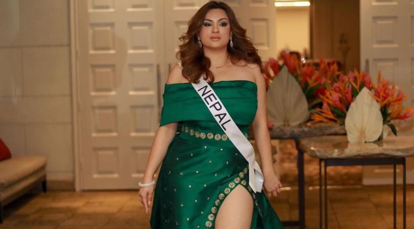 Miss Nepal busca ser la primera Miss Universo de talla grande en la historia del concurso