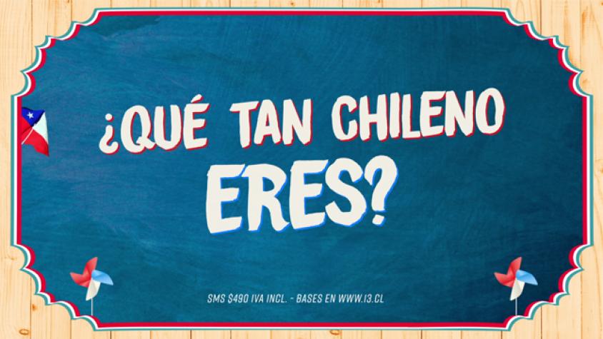 Concurso SMS - ¡Qué tan chileno eres?