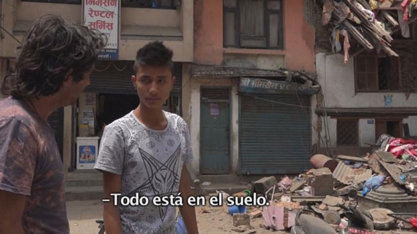 Claudio sobrevivió al devastador terremoto de Nepal