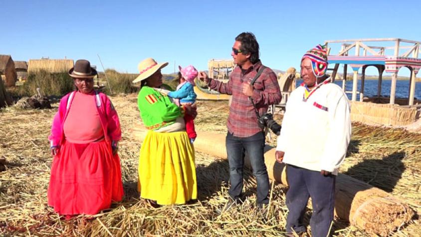 Sorprendido con la balsas de Totora