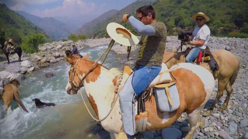 Al perro que acompañaba a Pancho casi se lo lleva el río