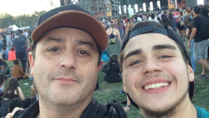El gran fin de semana de Hernán: gozó en Lollapalooza con su familia