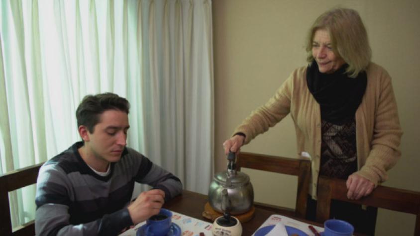 El frente a frente de Maciel y su abuela