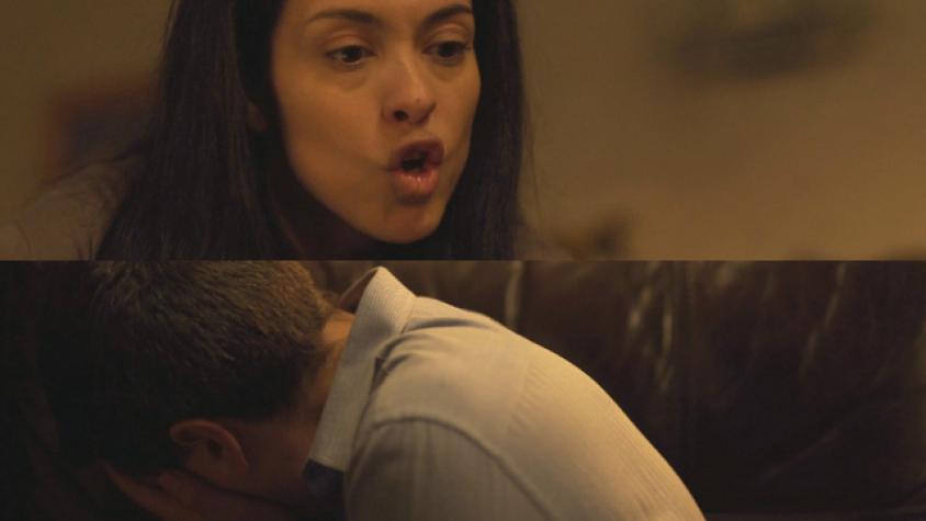 Emilia perdió el control y golpeó a su marido