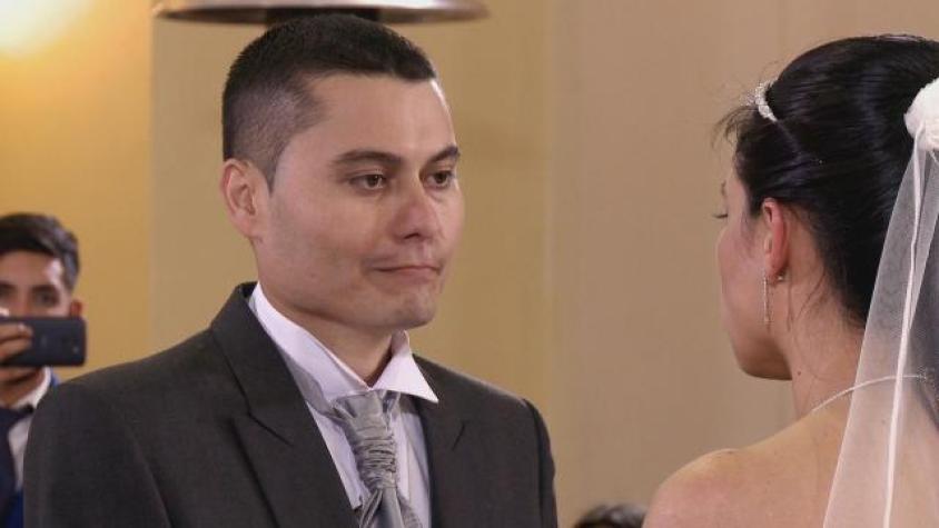 Andrés y Paulina lograron llegar al altar