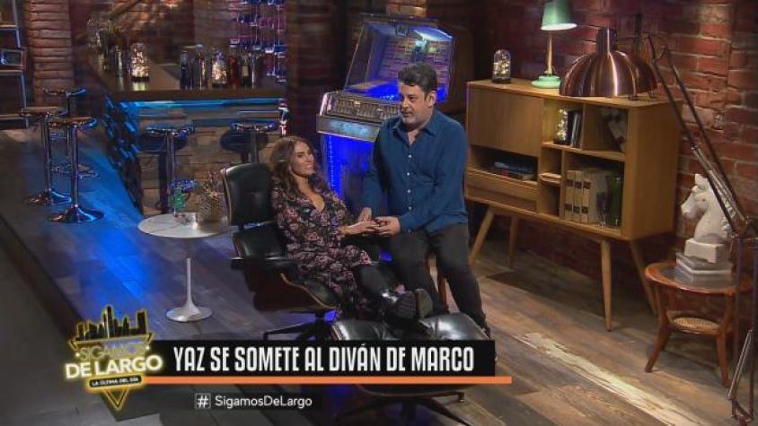 Yazmín fue parte del “diván de Marco”