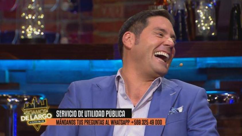 Pancho Saavedra contó cómo se las arregla con la higiene en sus viajes 