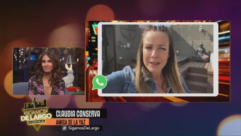 Claudia Conserva sorprendió a Yazmín con pregunta sobre “catálogos”