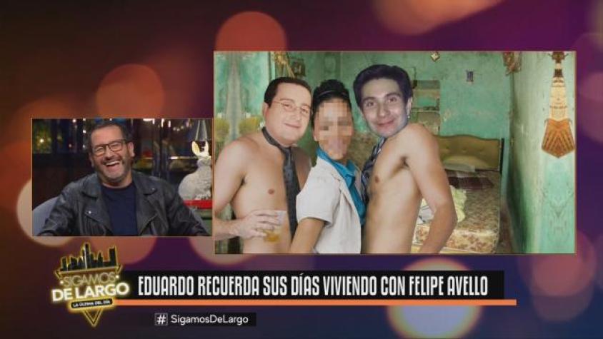 Eduardo contó cómo es vivir con Felipe Avello 