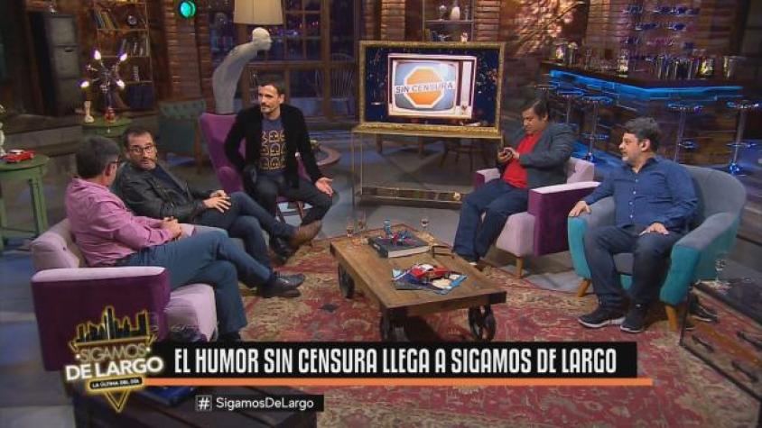 El humor sin censura llegó a “Sigamos de Largo” 