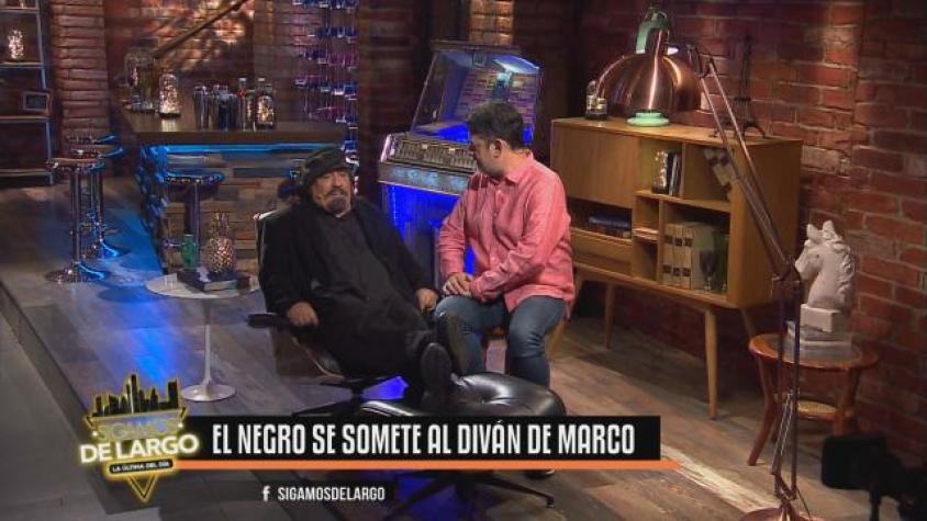 “Negro” Piñera participó en el diván de Marco