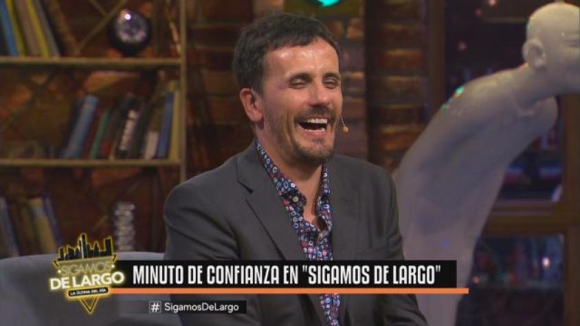 El estudio se desordenó con la sección “Minuto de confianza” 