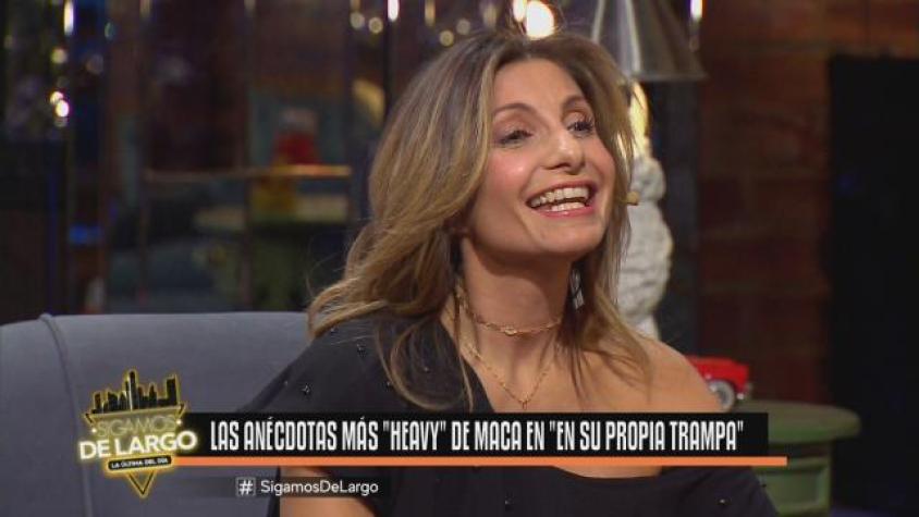 Maca Venegas y las anécdotas de “En su propia trampa” 