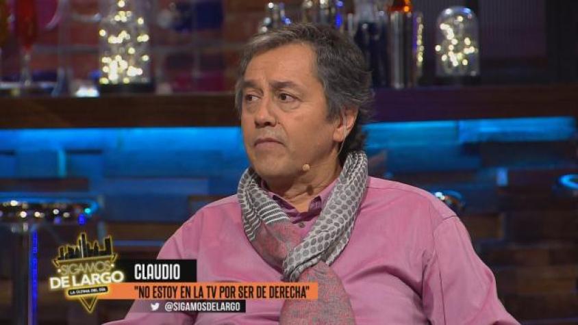 Claudio Reyes reconoció que su tendencia política perjudicó su carrera