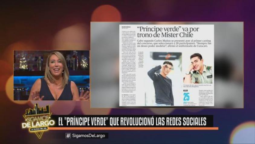 Carabinero quiere ser “Mister Chile” 