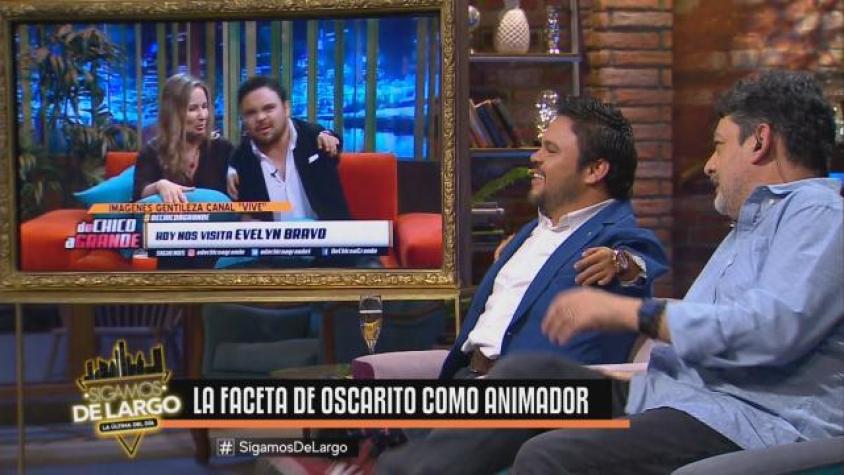 Oscarito contó cómo ha sido su experiencia siendo animador 