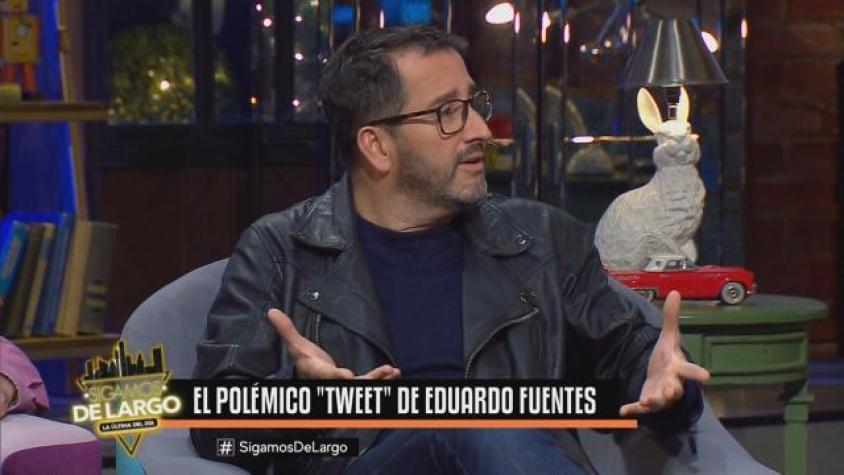 Eduardo Fuentes aclara polémico tuit 