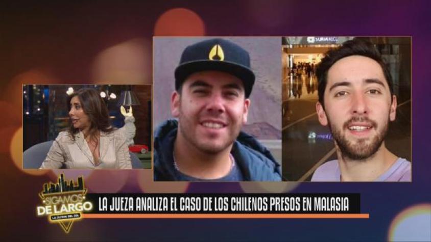 Carmen Gloria analiza el caso de los chilenos presos en malasia 
