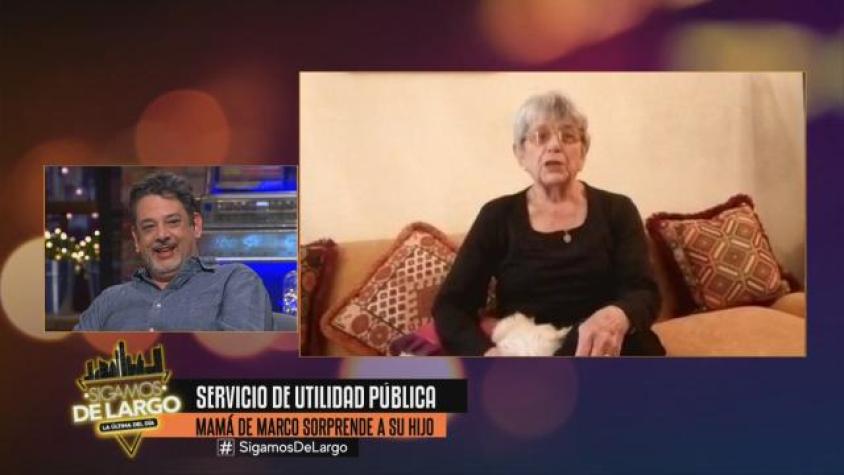 Marco Silva fue sorprendido con mensaje de su mamá