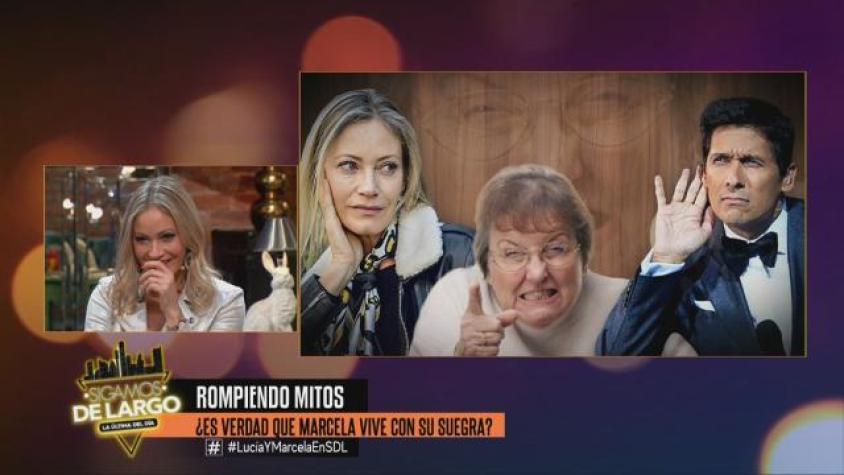 Marcela reveló cómo es vivir con su suegra 